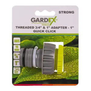 Адаптер с вътрешна резба 3/4" & 1" – бърза връзка 1" GARDEX STRONG