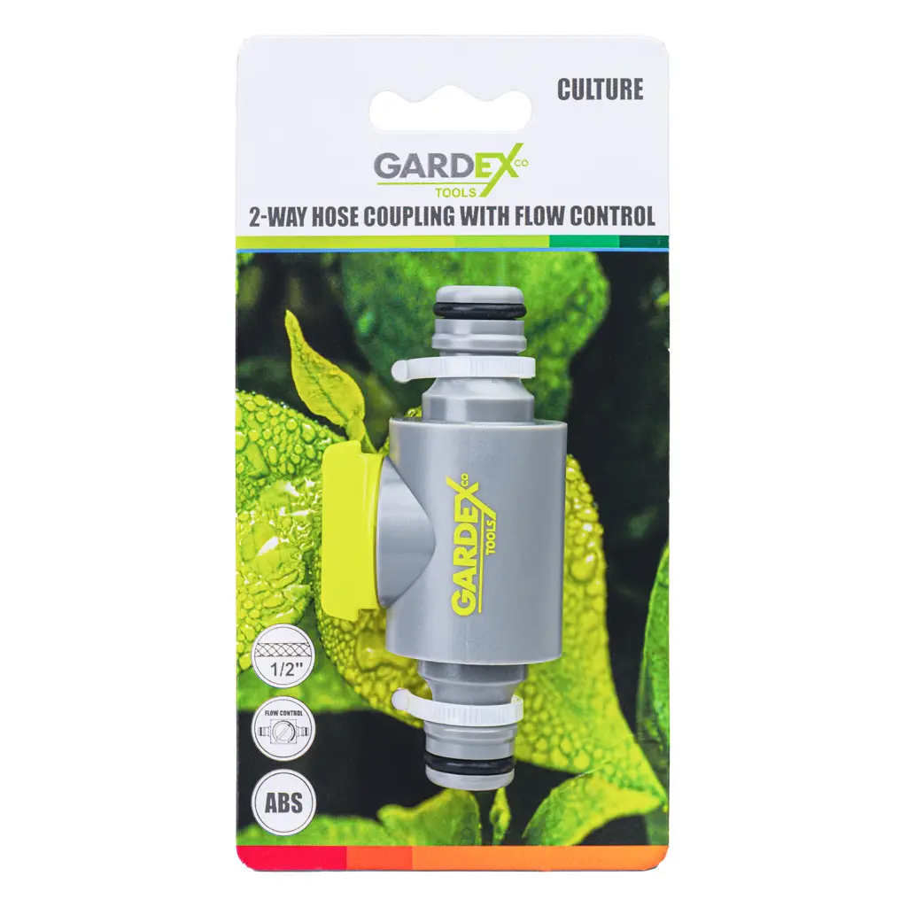 Разклонител 2-посочен с кран GARDEX CULTURE GX