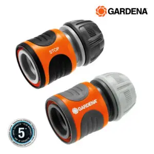 Комплект конектори за маркуч GARDENA 13 mm (1/2") – 15 mm (5/8") – Пълно решение за свързване