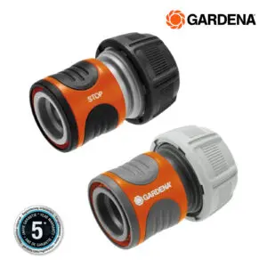 Комплект конектори за маркуч GARDENA 19 мм (3/4") – Пълно решение за свързване и контрол
