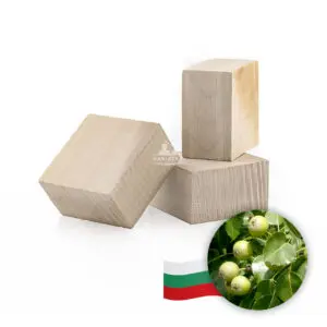 Необгорени блокчета от дива круша за отлежаване, 50 × 50 × 30 мм