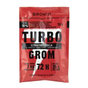 Турбо дрожди Grom 72h за 25 л захарна каша, 120 г