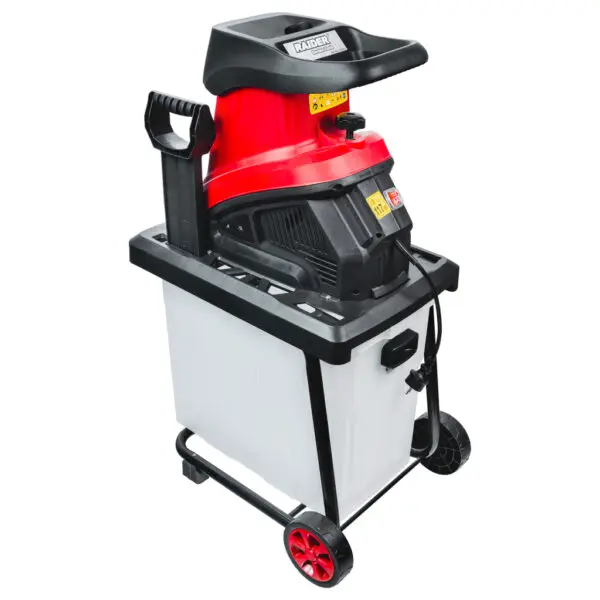 Електрическа дробилка за клони RAIDER RD-ESH03 – 2500 W, до 45 мм, кош 60 л